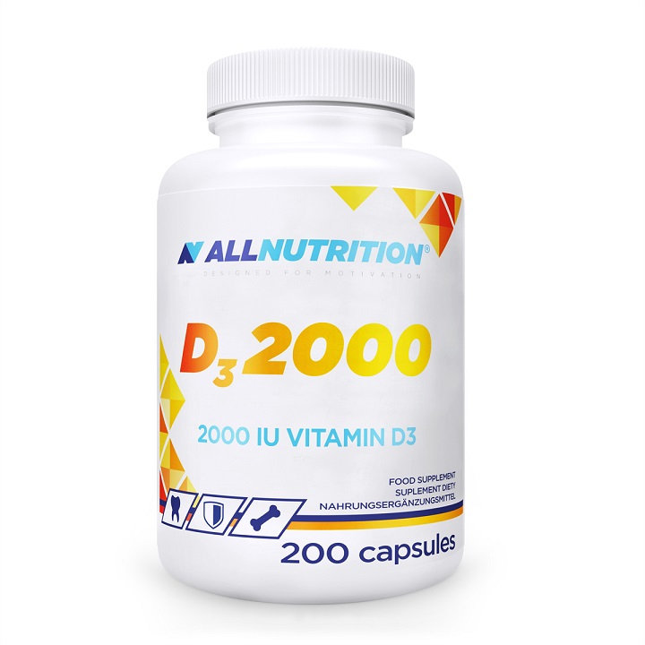 Allnutrition - Vit D3 2000, 2000 IU, 200 kapslar | Vitaminer och MineralerHälsa och välbefinnandeD-vitaminHälsokost | Apoteka