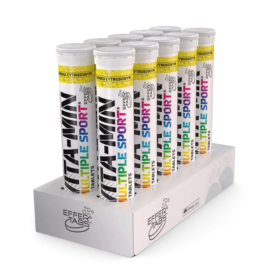 Olimp Nutrition - Vita-Min Multiple Sport, Citrussmak - 10 x 20 tabletter | Vitaminer och MineralerHälsa och välbefinnandeHälsokost | Apoteka
