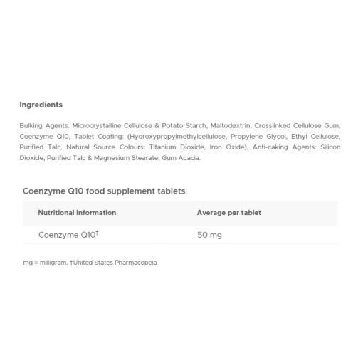 Vitabiotics - Ultra Co-Q10, 50 mg, 60 tabletter - Bild 2