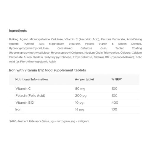 Vitabiotics - Ultra Iron, 30 tabletter - Bild 2