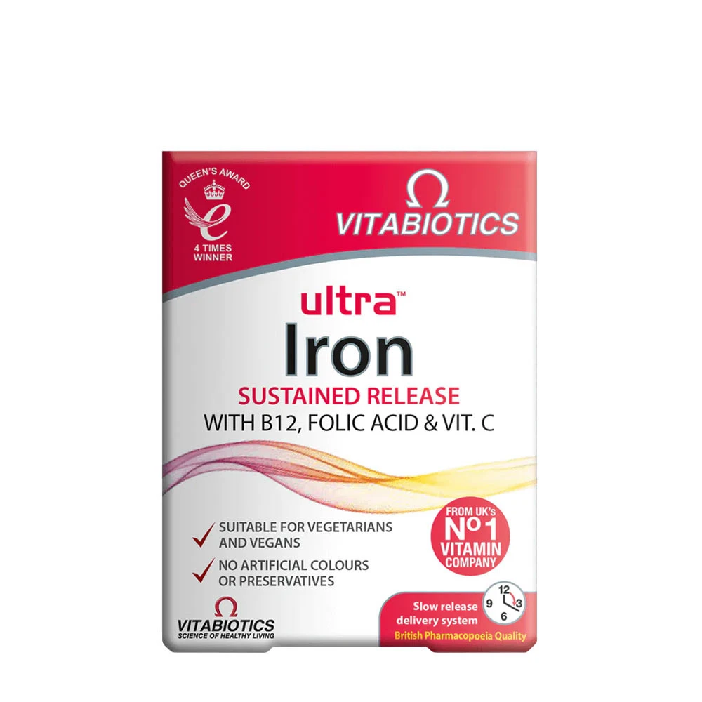 Vitabiotics - Ultra Iron, 30 tabletter | Vitaminer och MineralerHälsokostJärn | Apoteka