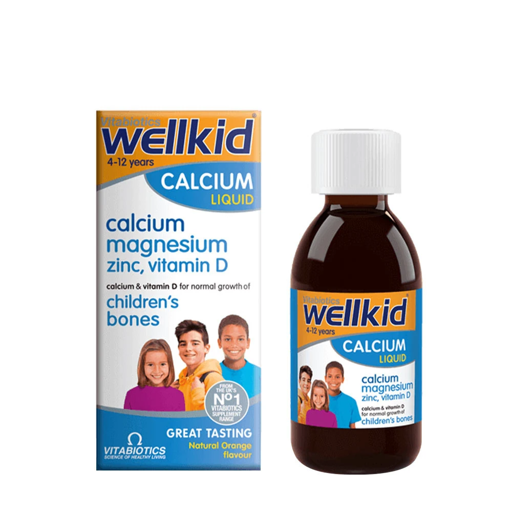 Vitabiotics - Wellkid Kalciumvätska, 150 ml | HälsokostKalcium | Apoteka