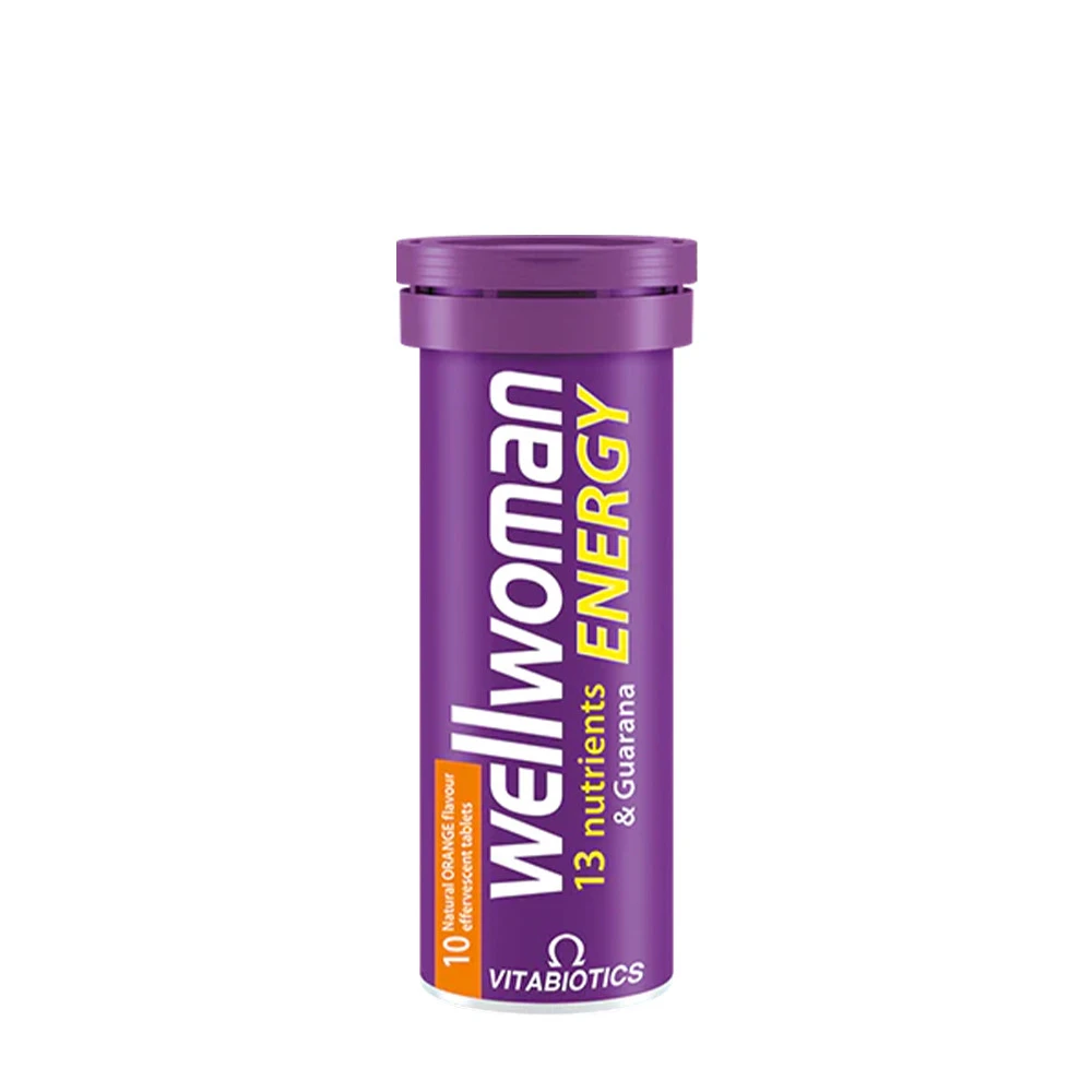Vitabiotics - Wellwoman Energy, 10 Brustabletter, Apelsin | Hälsa och välbefinnandeMultivitaminerKosttillskott för kvinnorHälsokost | Apoteka