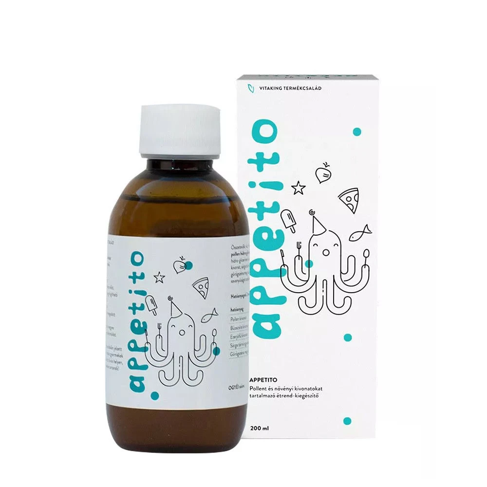 Vitaking - Appetito Ört Sirap, 200 ml | HälsokostÖrter och växtbaserade preparat | Apoteka