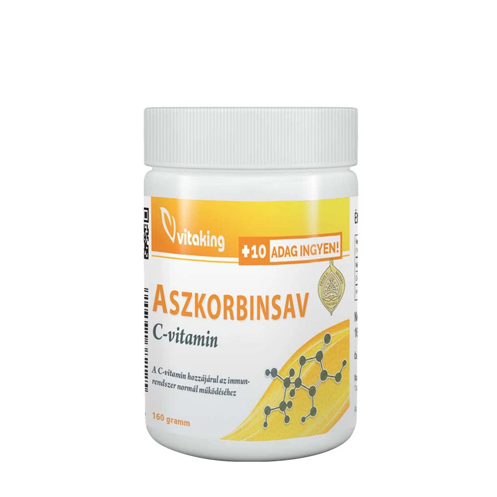 Vitaking - Ascorbinsyrapulver (Vitamin C), 150 g | HälsokostVitamin C | Apoteka