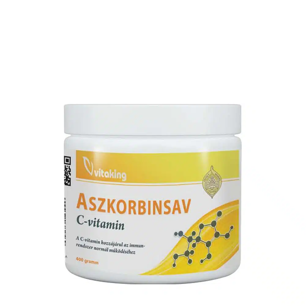 Vitaking - Ascorbinsyrapulver (Vitamin C), 400 g | HälsokostVitamin C | Apoteka