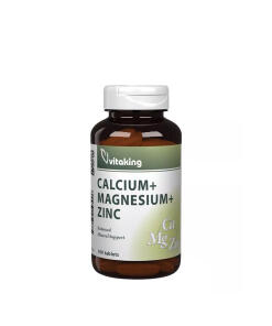 Vitaking CalMag-Zinc (Calcium +Magnesium +Zinc) (100 Tablets)