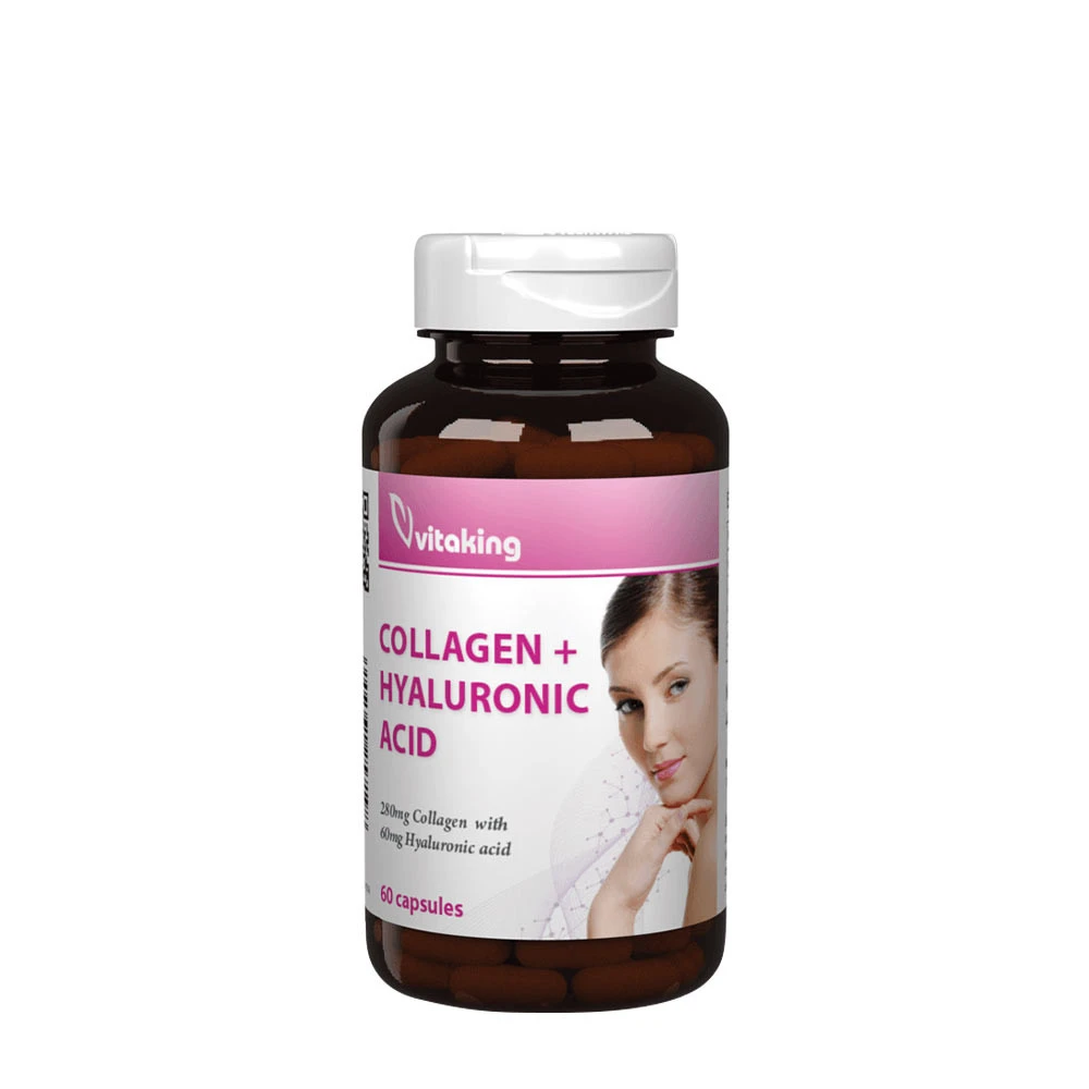 Vitaking - Kollagen + Hyaluronsyra, 60 Kapslar | HälsokostKollagenHyaluronsyra | Apoteka