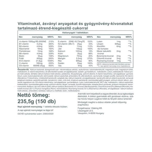Vitaking - Daily One Multivitamin, 150 tabletter - Bild 2
