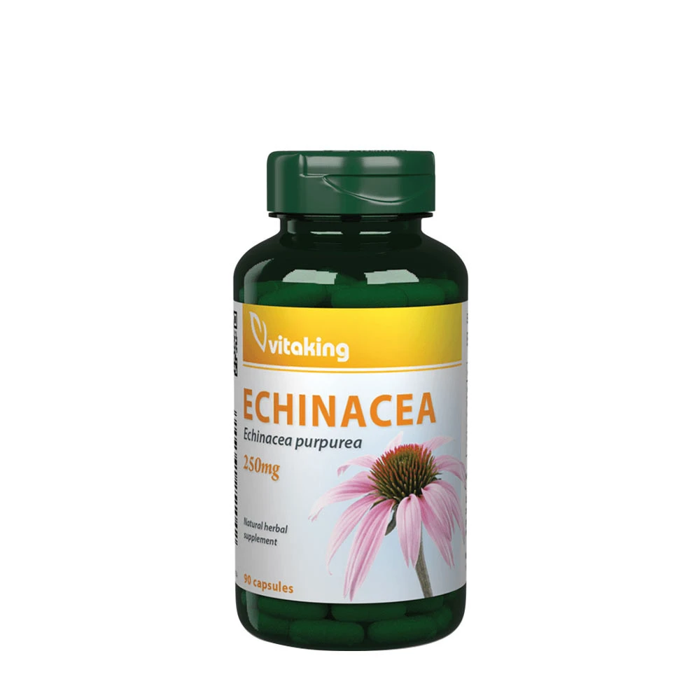 Vitaking - Echinacea Purpurea, 250 mg, 90 kapslar | ImmunförsvaretHälsokostÖrter och växtbaserade preparat | Apoteka