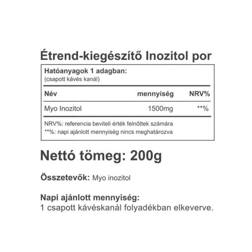 Vitaking - Inositol, 100 % rent pulver, 200 g - Bild 2