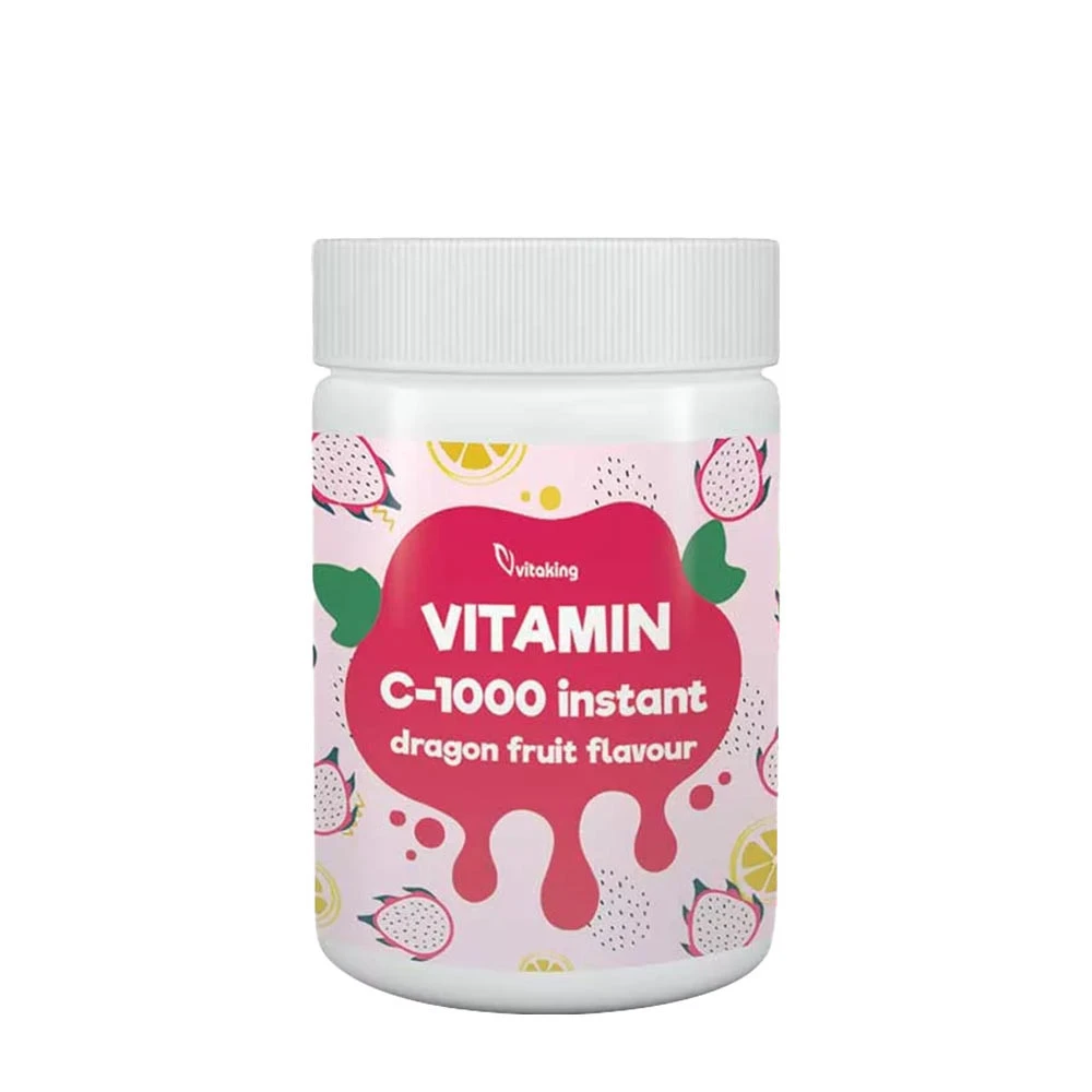 Vitaking - Instant Supreme Vitamin C Pulver, 150 g, Dragon Berry | HälsokostVitamin C | Apoteka