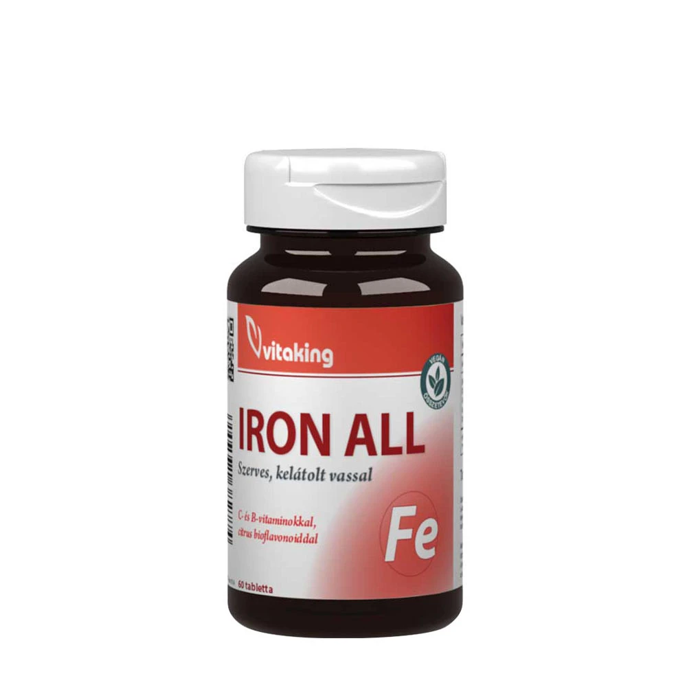 Vitaking - Vitaking Iron All, 60 tabletter | Vitaminer och MineralerHälsokostJärn | Apoteka