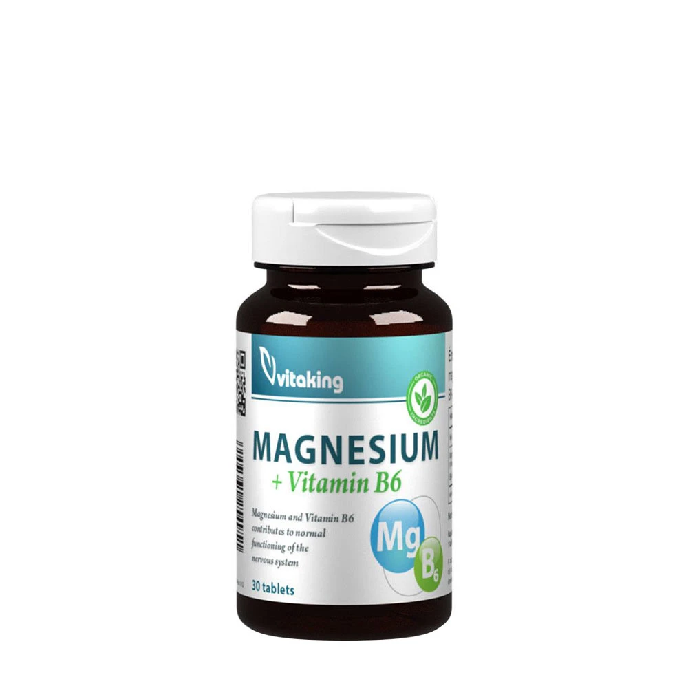Vitaking - Magnesiumcitrat + B6, 30 tabletter | HälsokostMagnesium | Apoteka