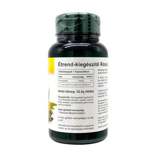 Vitaking - Rhodiola Rosea, 400 mg, 60 kapslar - Bild 2