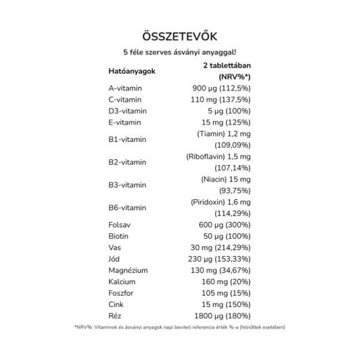 Vitaking - Trimester 2 Multivitamin, 60 tabletter - Bild 2