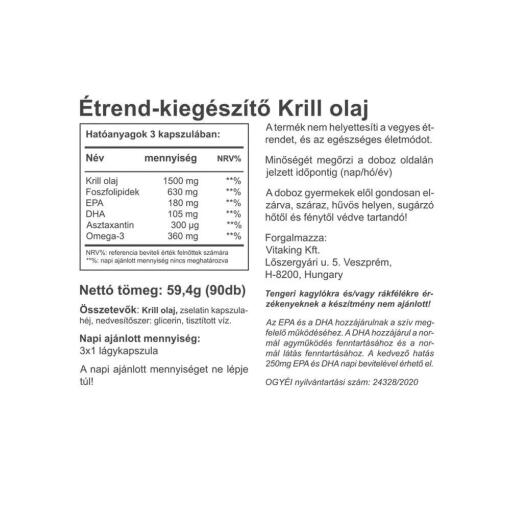 Vitaking - Vitakrillolja, 500 mg (90 Mjukkapslar) - Bild 2