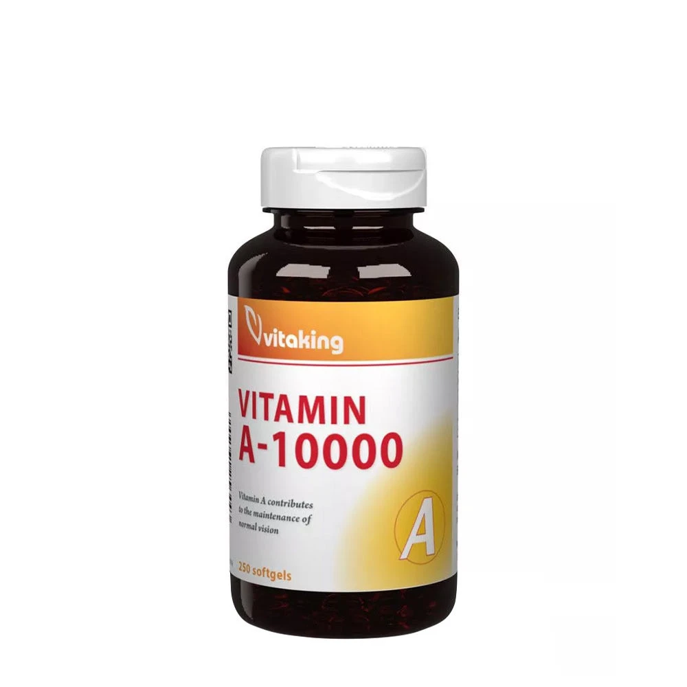 Vitaking - Vitamin A 10000, 250 mjukkapslar | Vitaminer och MineralerVissa vitaminerHälsokostA-vitamin | Apoteka