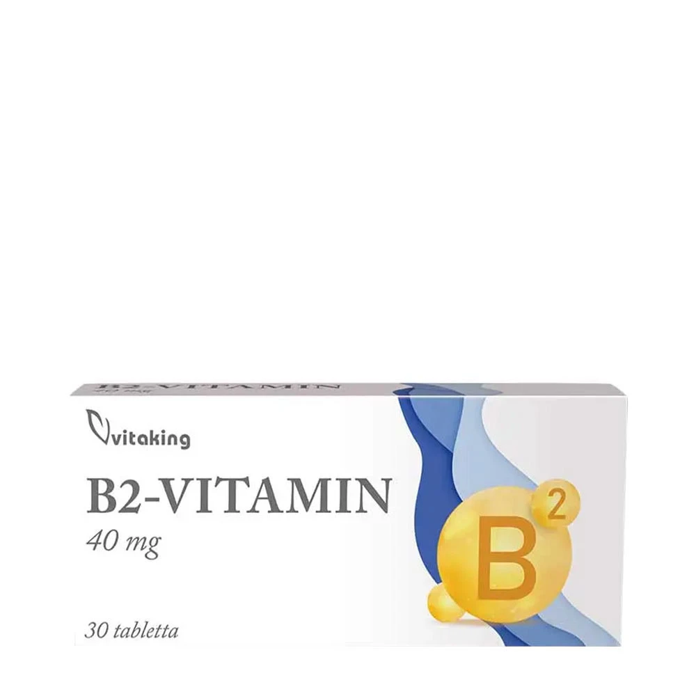 Vitaking - Vitamin B2, 40 mg, 30 tabletter | HälsokostB2 | Apoteka
