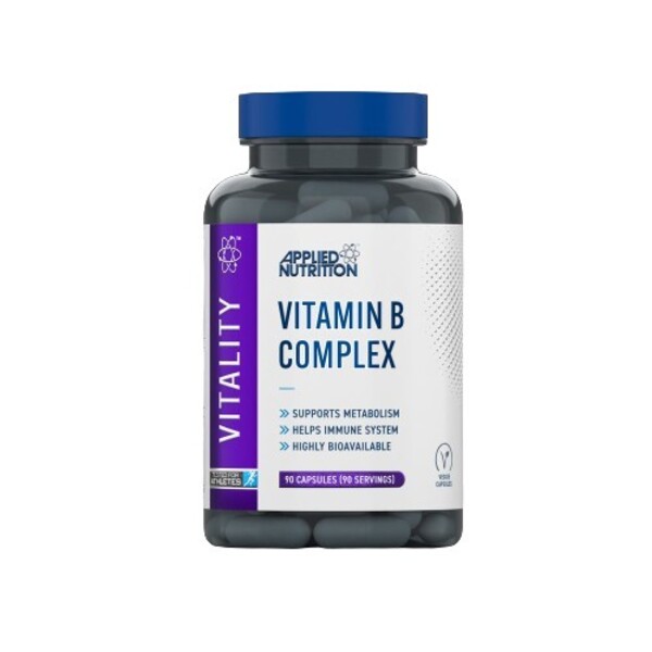 Applied Nutrition - Vitality Vitamin B Complex, 90 kapslar | Vitaminer och MineralerVeganska produkterHälsa och välbefinnandeMultivitaminerHälsokostVitamin B | Apoteka