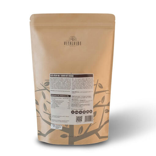 Vitalvibe - Ekologiska Cashewnötter, 1 kg - Bild 2