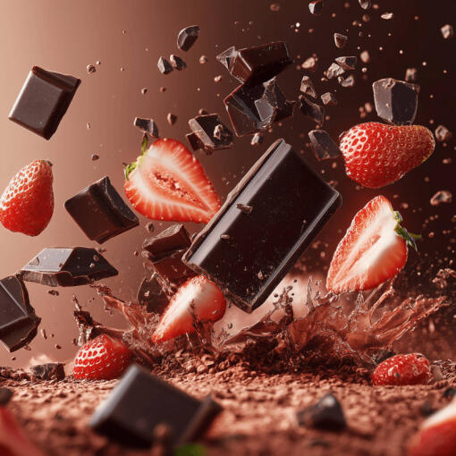 Vitalvibe - Chocobar Jordgubb, Standardstorlek - Bild 2
