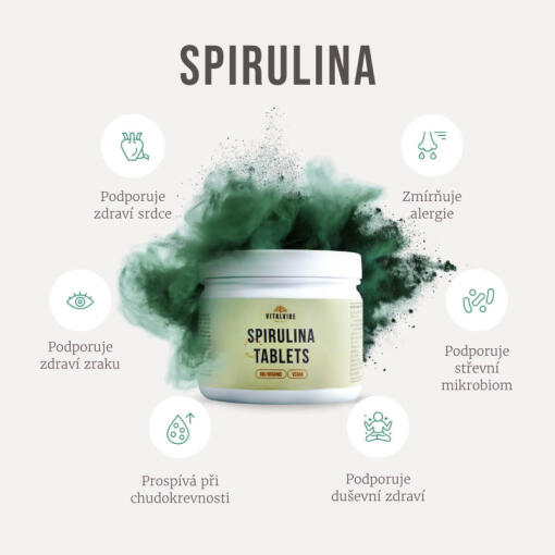 Vitalvibe - Ekologisk Spirulina, Tabletter, Bäst före 30/11/25 - Bild 3