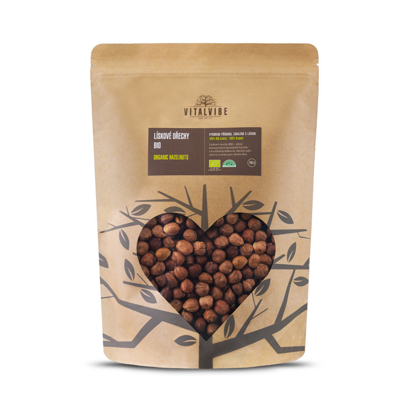 Vitalvibe - Ekologiska Hasselnötter, Storlek Saknas | Nya produkterHälsokost | Apoteka