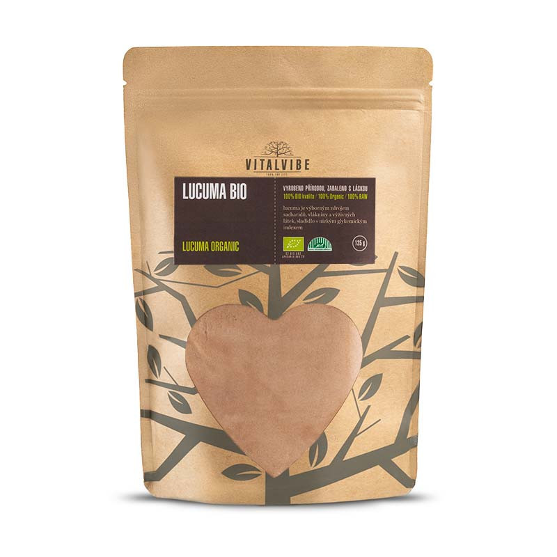 Vitalvibe - Ekologiskt Lucumapulver, 125 g | Hälsa och välbefinnandeHälsokostSötningsmedel | Apoteka