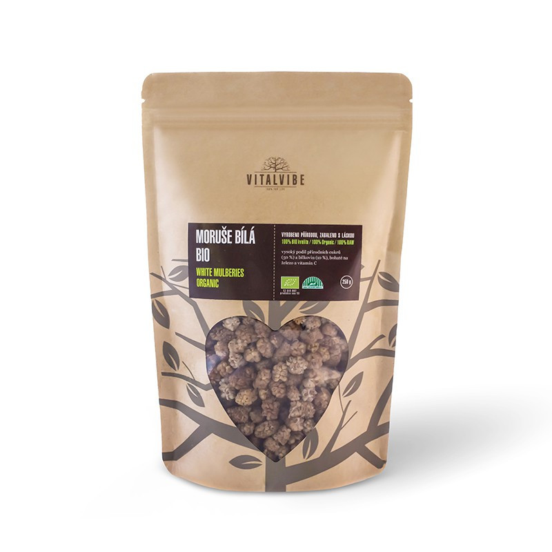 Vitalvibe - Vita Ekologiska Mullbär, 250 g | Nya produkterHälsokostÖrter och växtbaserade preparat | Apoteka