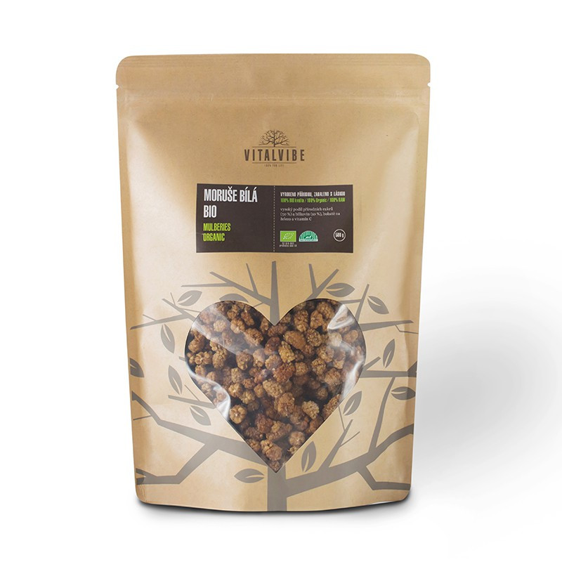 Vitalvibe - Vita Ekologiska Mullbär, 500 g | Nya produkterHälsokost | Apoteka