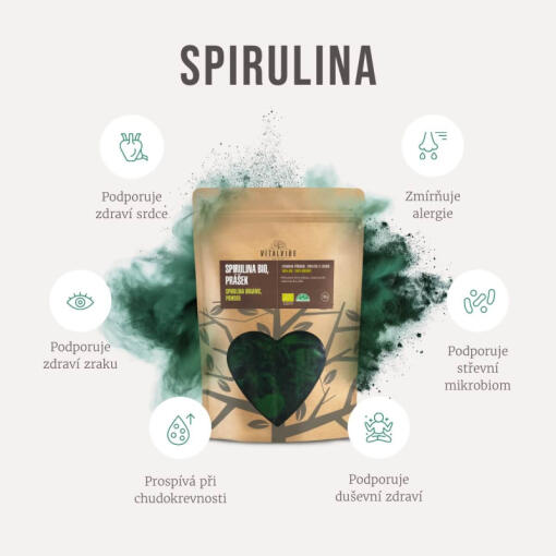 Vitalvibe - Ekologisk Spirulina, Pulver - Bild 3