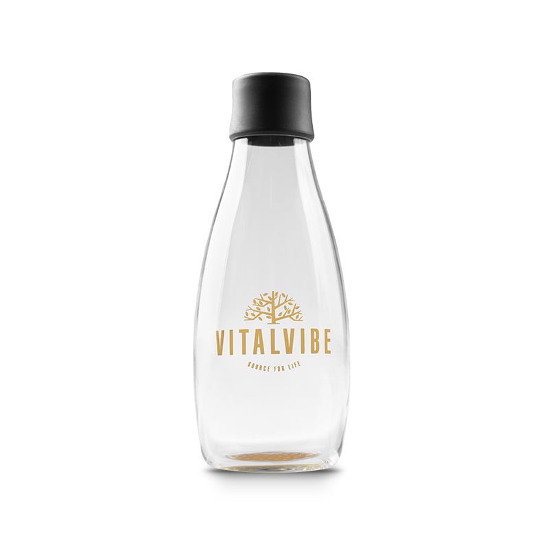 Vitalvibe - Vattenflaska med Livets Blomma, 500 ml | Nya produkter | Apoteka