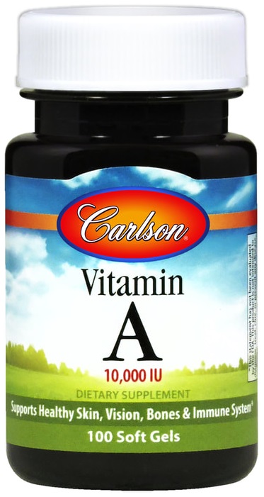 Carlson Labs - Vitamin A, 10 000 IE, 250 mjukkapslar | Vitaminer och MineralerVissa vitaminerHälsokostA-vitamin | Apoteka