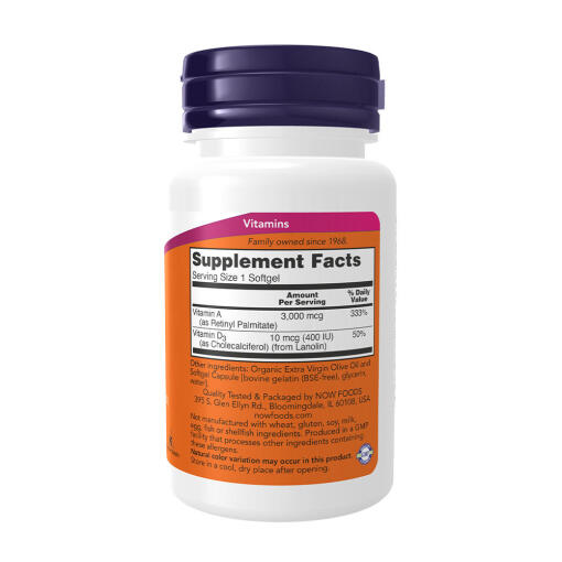 10000/400 IU - 100 softgels