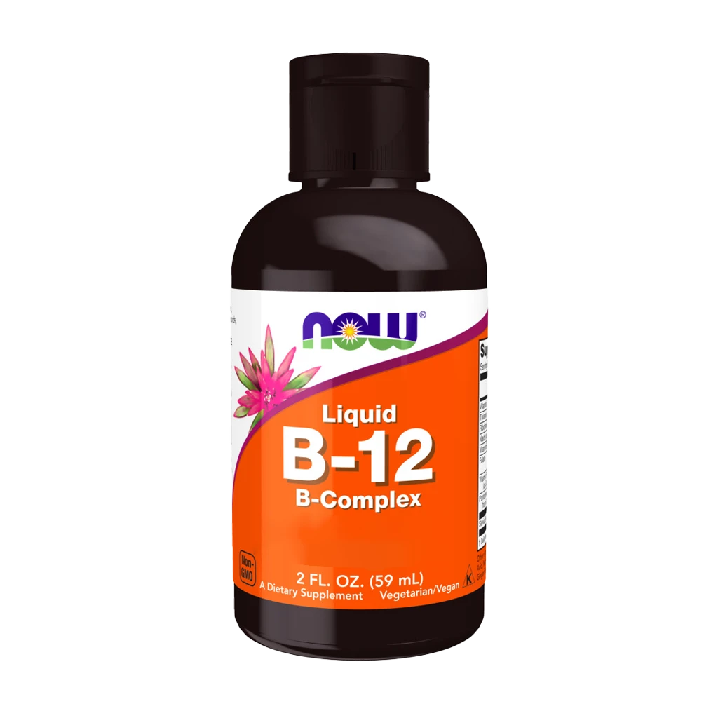 NOW Foods - Flytande B-12 Vitamin B-komplex, 59 ml | Vitaminer och MineralerVissa vitaminerB-vitaminHälsokostVitamin C | Apoteka