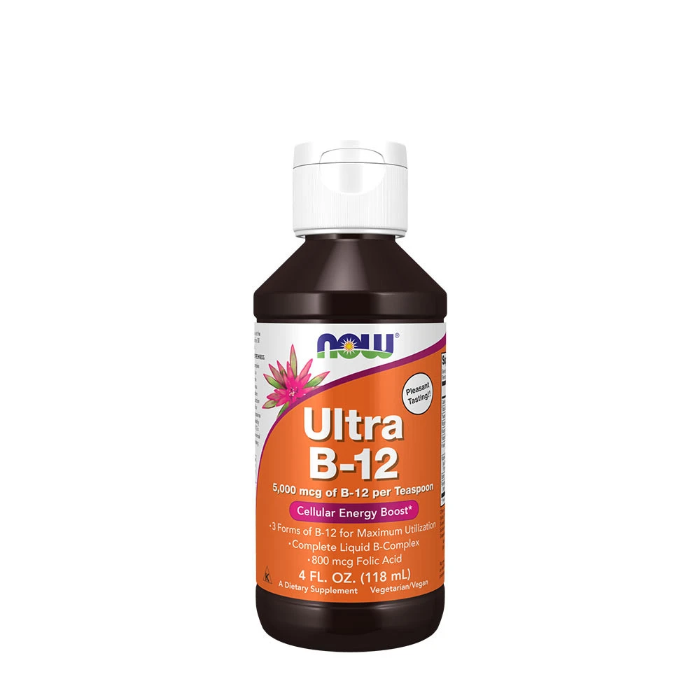 NOW - Vitamin B-12 Ultra, Flytande - 118 ml | Vitaminer och MineralerVissa vitaminerHälsokostVitamin B | Apoteka