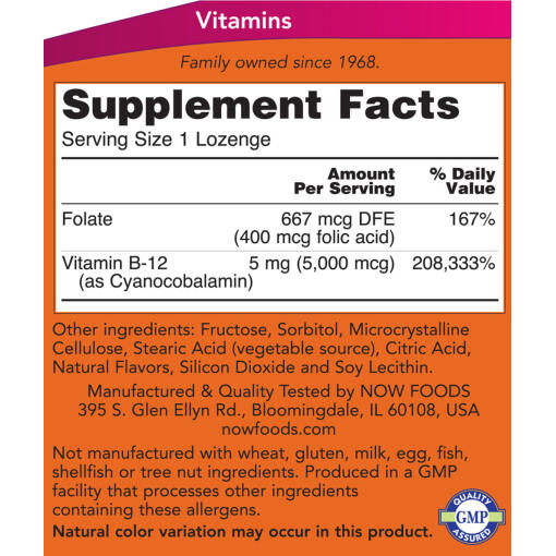 5000mcg - 60 lozenges