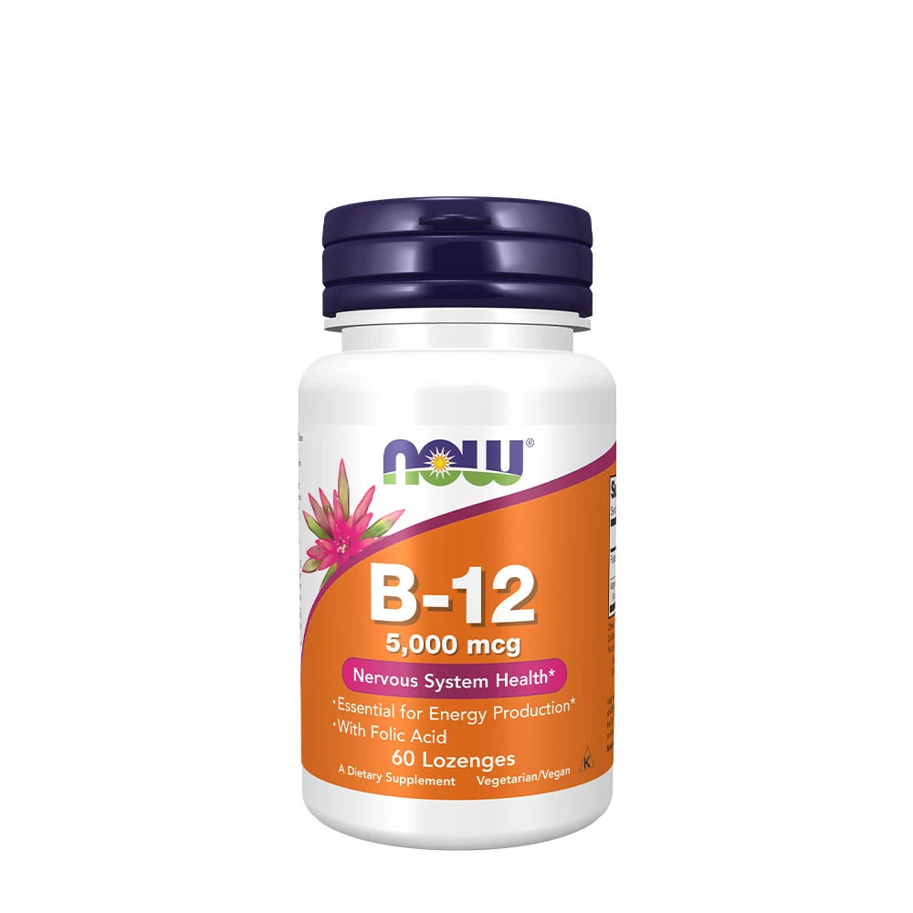 NOW - Vitamin B12, 5000 mcg | Vitaminer och MineralerVissa vitaminerB12 | Apoteka