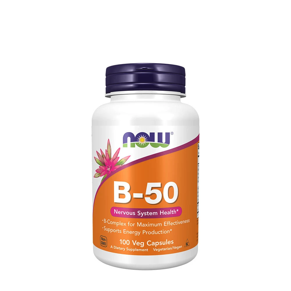 NOW - Vitamin B-komplex B-50, kapslar