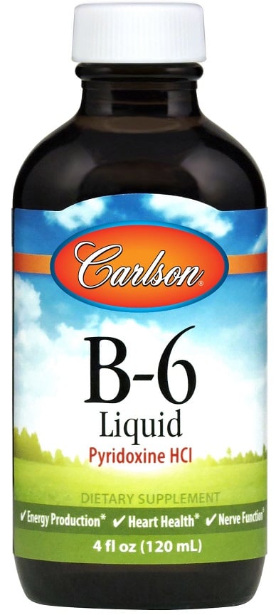 Carlson Labs - Vitamin B-6 Pyridoxin HCl, 120 ml | Vitaminer och MineralerVissa vitaminerHälsokostVitamin B | Apoteka