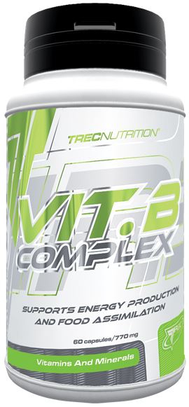 Trec Nutrition - Vitamin B-komplex, 60 kapslar | Vitaminer och MineralerVeganska produkterVissa vitaminerB-vitaminHälsokost | Apoteka