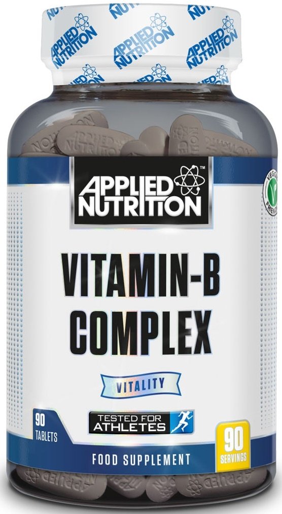 Applied Nutrition - Vitamin-B Komplex, 90 tabletter | Vitaminer och MineralerVissa vitaminerB-vitaminHälsokostNiacin | Apoteka