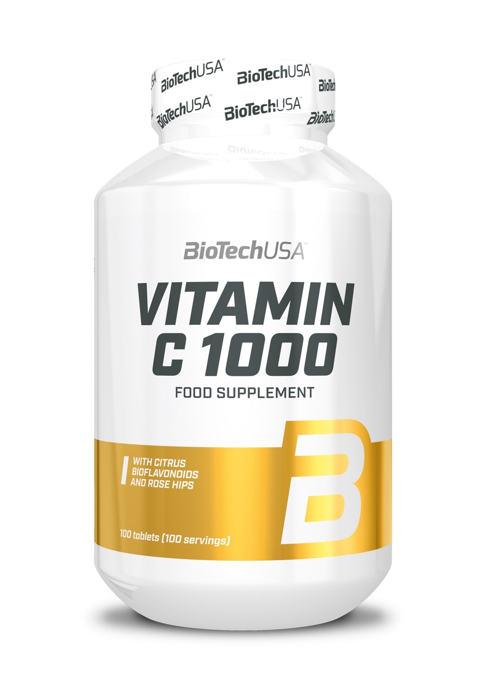 BioTechUSA - Vitamin C 1000, 100 tabletter | Vitaminer och MineralerVissa vitaminerC-vitaminHälsokostVitamin C | Apoteka