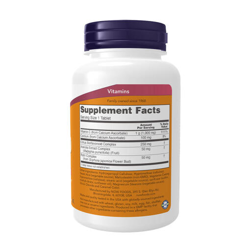 NOW - Buffrat C-vitamin 1000 Complex, storlek - Bild 2
