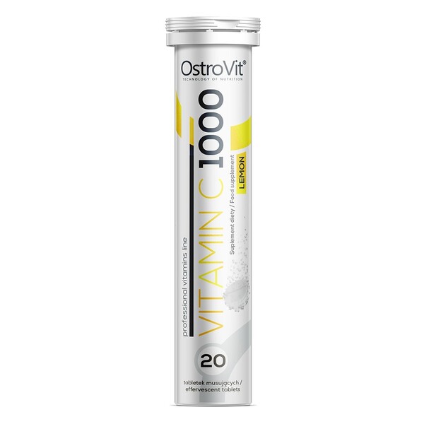OstroVit - Vitamin C 1000, Citron, 20 brustabletter | Nya produkterVitamin C | Apoteka