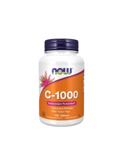 Vitamin C-1000 with Rose Hips - Sustained Release - 100 tabs