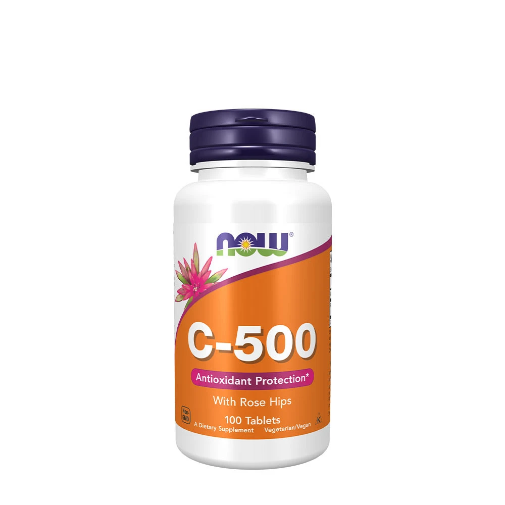 NOW - Vitamin C-500, tabletter | Vitaminer och MineralerVissa vitaminerC-vitaminHälsokostVitamin C | Apoteka