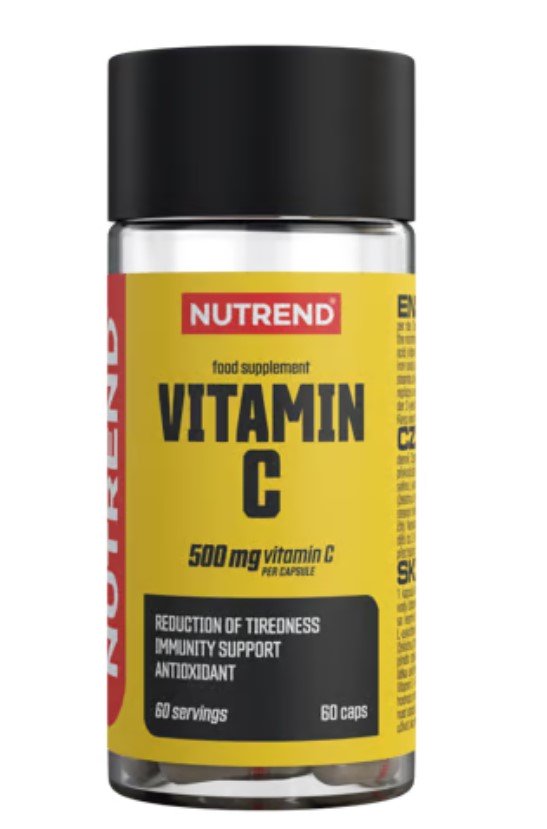 Nutrend - Vitamin C, 500 mg, 60 kapslar | Hälsa och välbefinnandeHälsokostVitamin C | Apoteka
