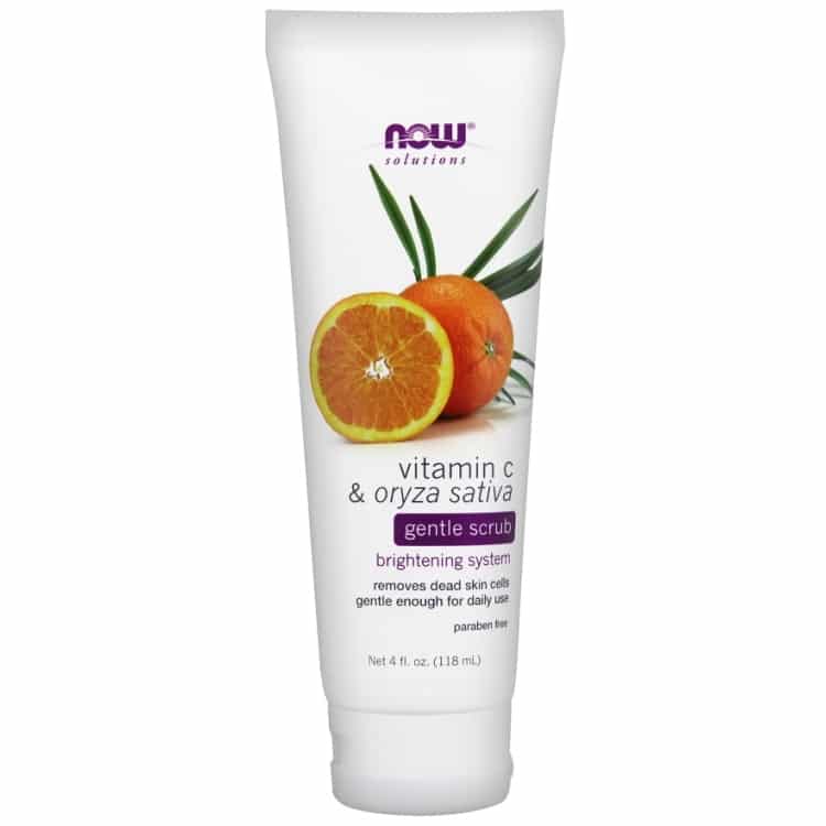 NOW Foods - Vitamin C &amp; Risskal Mild Skrubb, 118 ml | Hälsa och välbefinnandeHälsokostSkönhetKosmetikaVitamin C | Apoteka
